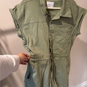 Celebrity Pink Olive Jumpsuit